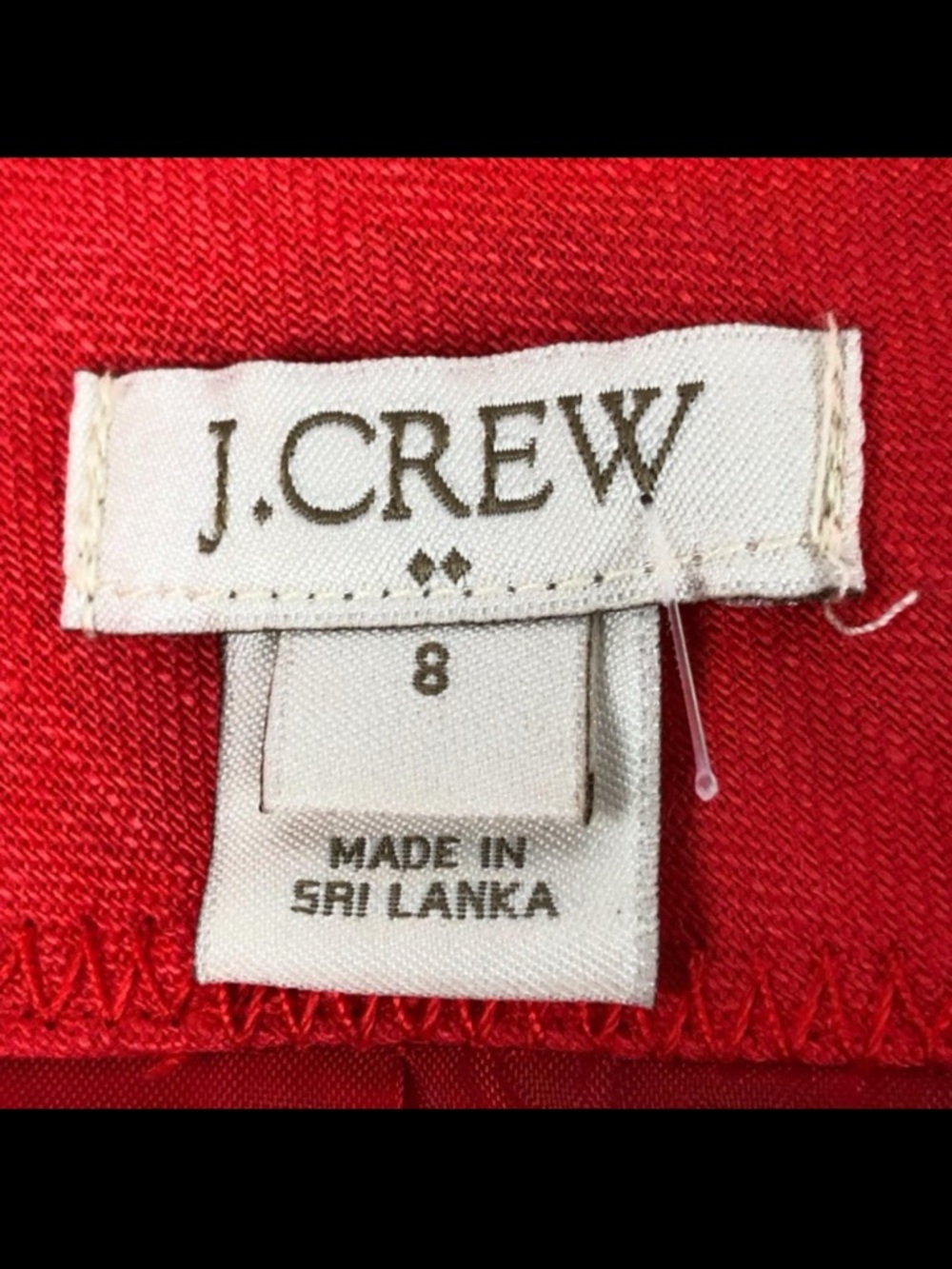 J. Crew Bright Red Women's Linen Blazer - Picture 8 of 11